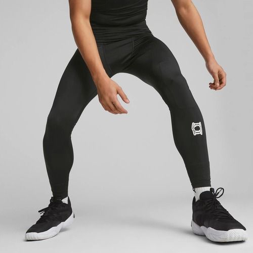 Чоловічі баскетбольні гетри PUMA Hoops Team Full Baselayer puma чорні