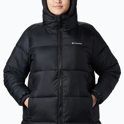Пуховик жіночий Columbia Puffect II Mid Hooded black