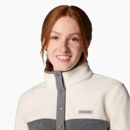 Жіночий світшот Columbia Benton Springs 1/2 Snap city сірий верес / челка