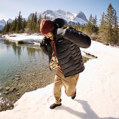 Пуховик чоловічий Columbia Labyrinth Loop II Hooded black