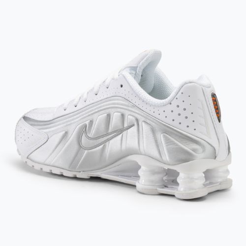 Кросівки жіночі Nike Shox R4 Shox R4 white/metalicsilver/max orange