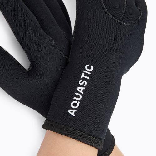 Рукаваці неопренові AQUASTIC Wintstick Gloves 3 мм чорний