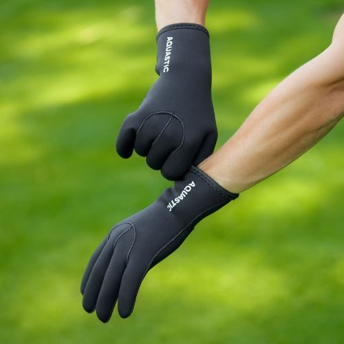 Рукаваці неопренові AQUASTIC Wintstick Gloves 3 мм чорний