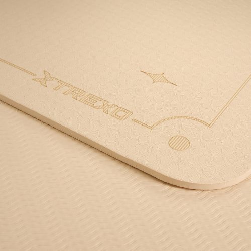 Килимок для йоги XTREXO TXO-B4Z001-BZ 6 мм світло-коричневий