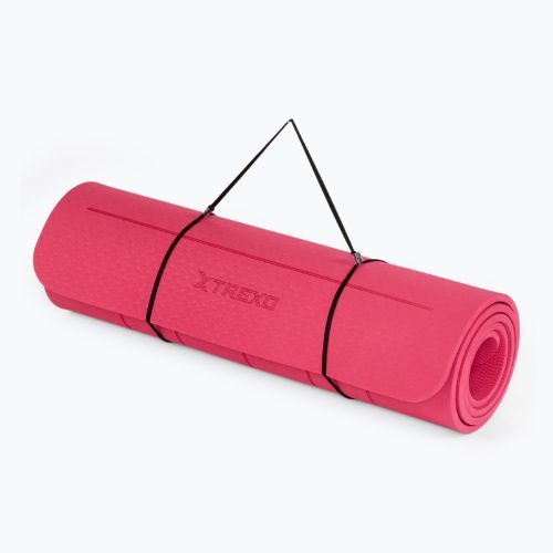 Килимок для тренувань TREXO TXO-B4Z002-PK 6 мм рожевий
