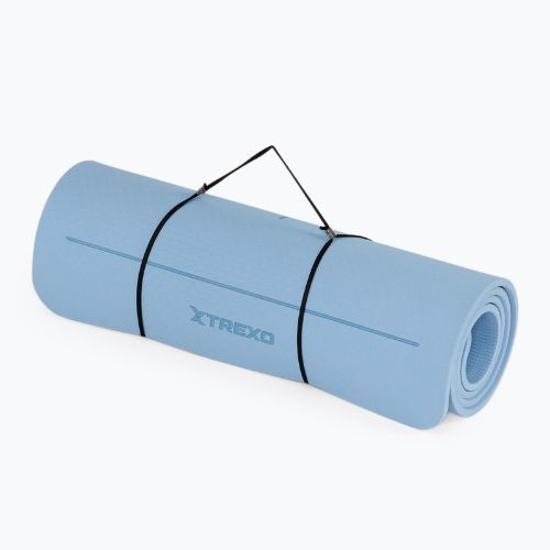 Килимок для тренувань TREXO TXO-B4Z002-BL 6 мм блакитний