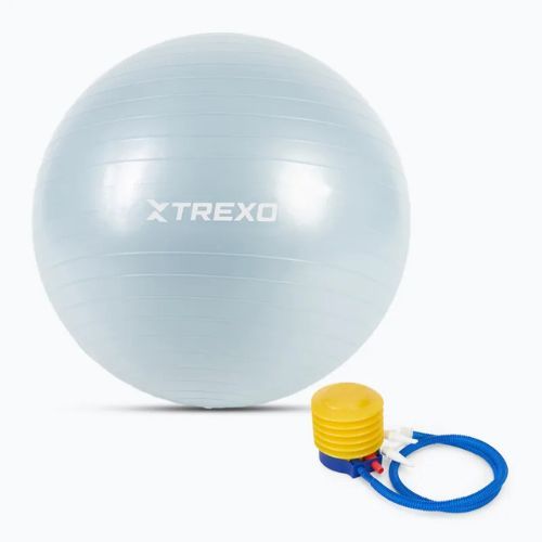 М'яч гімнастичний TREXO TXO-B4Z008-BL 65 см блакитний