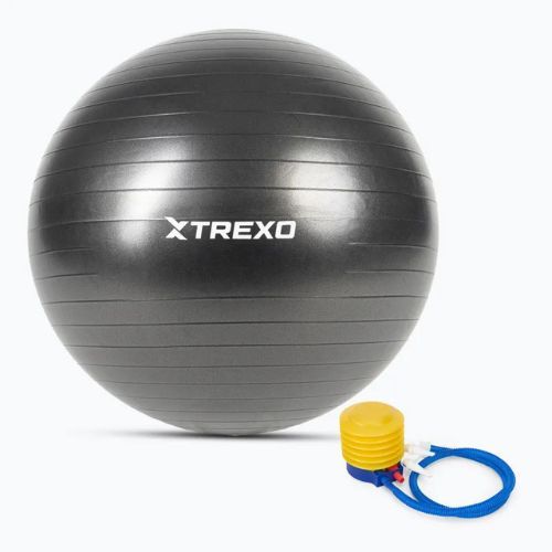 М'яч гімнастичний TREXO TXO-B4Z009-BK 75 см чорний