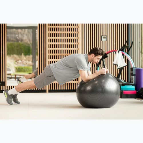 М'яч гімнастичний TREXO TXO-B4Z009-BK 75 см чорний