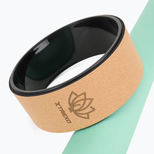 Обруч для йоги XTREXO корковий TXO-B4Z023-NC натуральний