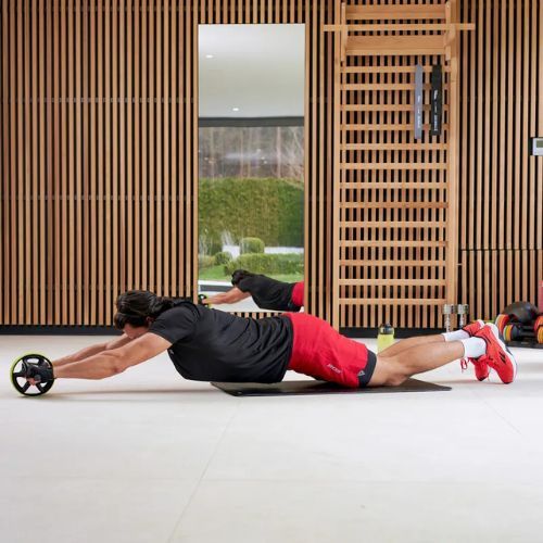 Колесо для вправ м'язів живота XTREXO TXO-B4Z038-GN лаймовий