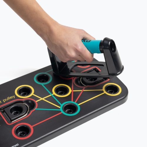 Платформа багатофункційна з ручками i експандером XTREXO складна TXO-B4Z045-BK чорний