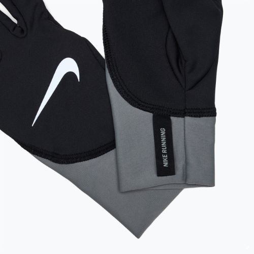Рукавички для бігу жіночі Nike Pacer Midweight RG black/smoke grey/silver