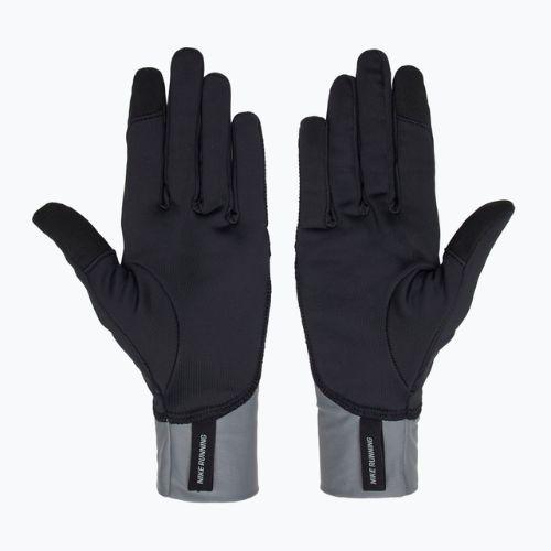 Рукавички для бігу чоловічі Nike Pacer Midweight RG black/smoke grey/silver