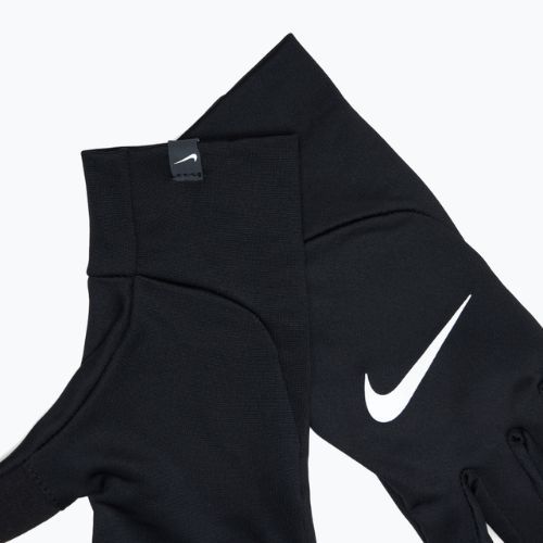 Рукавички для бігу жіночі Nike Pacer Lightweight RG black/black/silver
