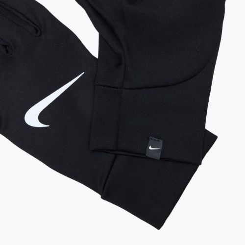 Рукавички для бігу чоловічі Nike Pacer Lightweight RG black/black/silver