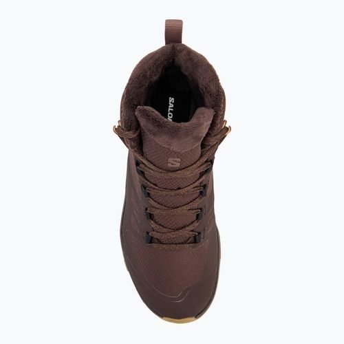 Черевики туристичні жіночі Salomon Outsnap CSWP black coffee/peppercorn/gum