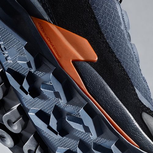 Чоловічі трекінгові черевики Salomon X Ultra Alpine GTX сині ночі/чорні/червоні/помаранчеві