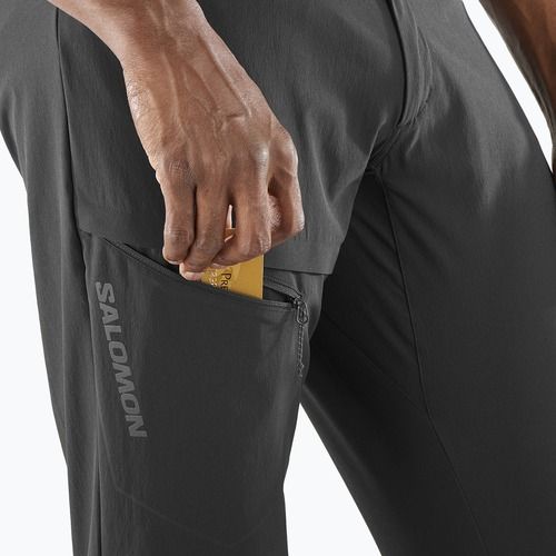 Штани трекінгові чоловічі Salomon Wayfarer deep black