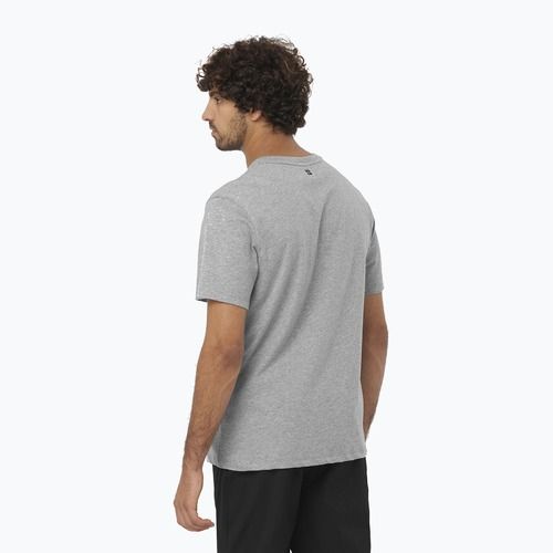 Футболка чоловіча Salomon Logo Performance heather grey