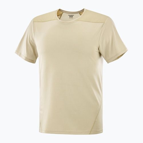 Футболка трекінгова чоловіча Salomon Outline white pepper