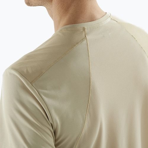 Футболка трекінгова чоловіча Salomon Outline white pepper