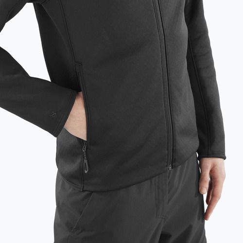 Кофта трекінгова чоловіча Salomon Essential Midwarm Hd deep black