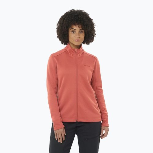 Кофта трекінгова чоловіча Salomon Essential Midwarm Fz tandoori spice