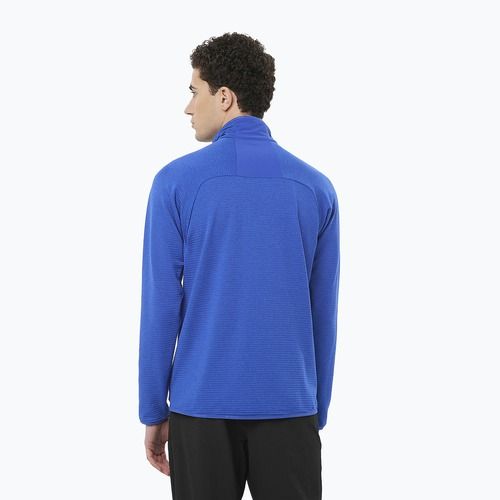 Кофта трекінгова чоловіча Salomon Essential Lightwarm FZ surf the web