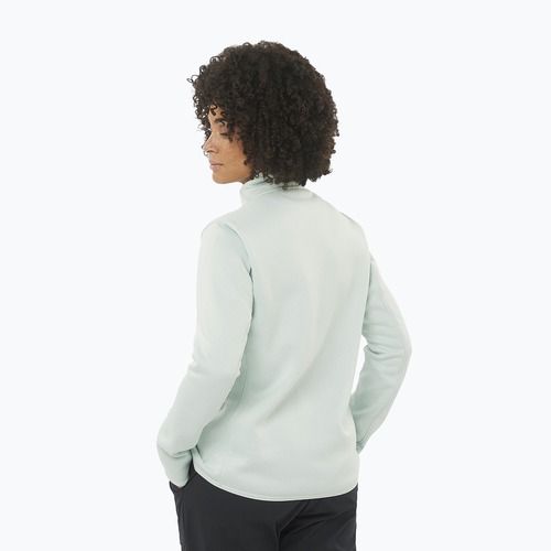 Кофта трекінгова жіноча Salomon Essential Midwarm HZ misty blue