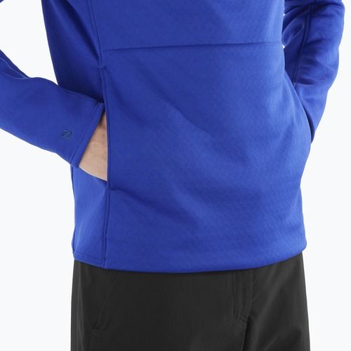 Кофта трекінгова чоловіча Salomon Essential Midwarm HZ surf the web