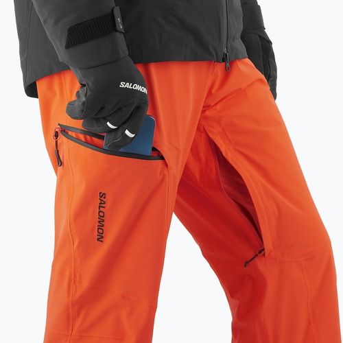Штани гірськолижні чоловічі Salomon Brilliant cherry tomato