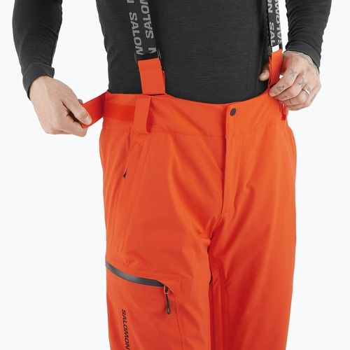 Штани гірськолижні чоловічі Salomon Brilliant cherry tomato
