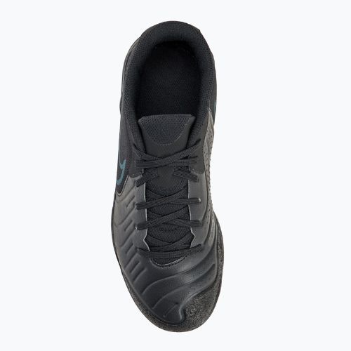 Кросівки футбольні дитячі Nike Tiempo Legend 10 Academy IC black/deep jungle/black