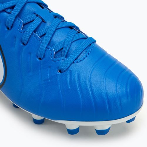 Дитячі футбольні бутси Nike Tiempo Legend 10 Club FG/MG парити / білі