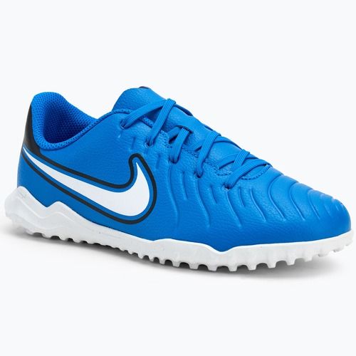 Кросівки футбольні дитячі Nike Tiempo Legend 10 Club TF soar/white