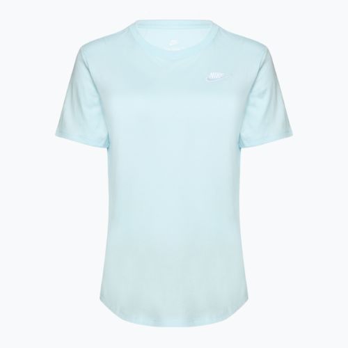 Футболка жіноча Nike Sportswear Club Essentials glacier blue/white
