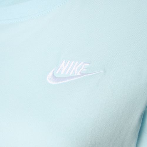 Футболка жіноча Nike Sportswear Club Essentials glacier blue/white