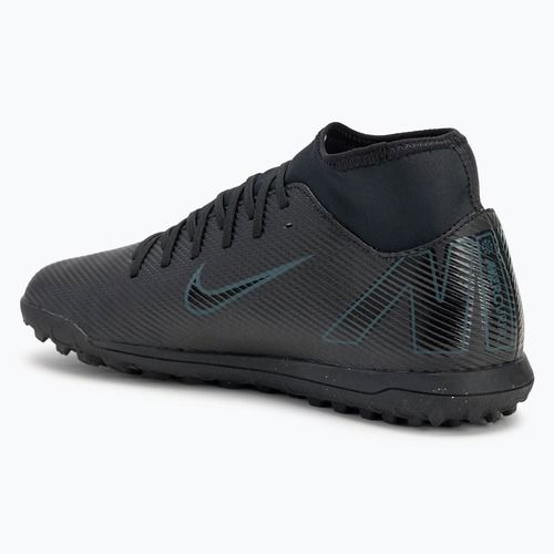 Чоловічі футбольні бутси Nike Mercurial Superfly 10 Club TF чорні / глибокі джунглі / чорні