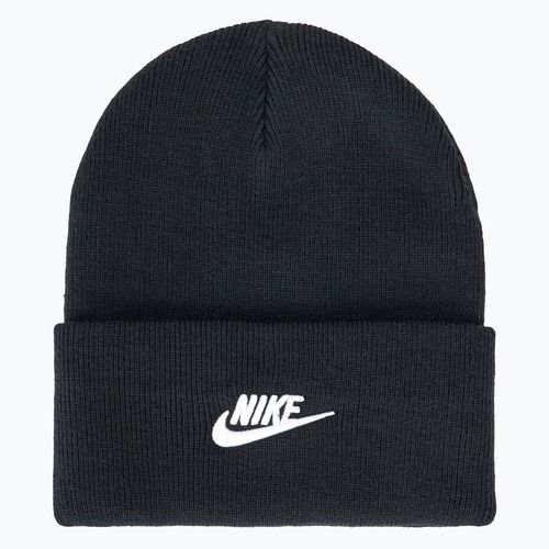 Шапка зимова Nike Peak Futura Beanie black/white