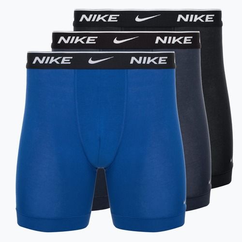 Чоловічі труси-боксери Nike Everyday Cotton Stretch 3 пари обсидіан / ігровий королівський / чорний