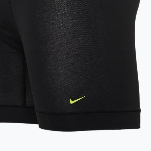 Чоловічі труси-боксери Nike Everyday Cotton Stretch 3 пари кібер чорний / вересовий сірий / темний поні