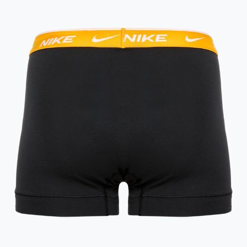 Чоловічі труси-боксери Nike Everyday Cotton Stretch Trunk 3 пари чорний/золотий/гіпермалиновий