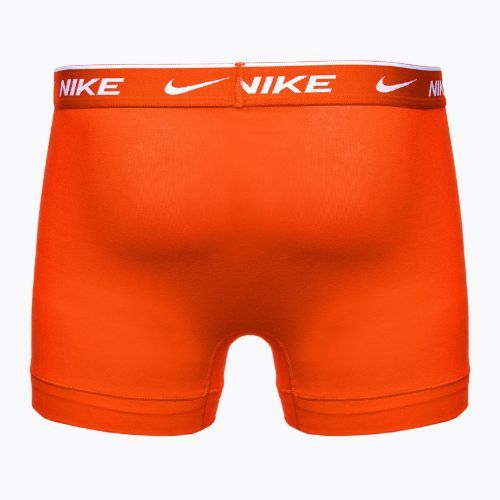 Чоловічі боксерські шорти Nike Everyday Cotton Stretch Trunk 3 пари командні помаранчеві/уні червоні/чорні
