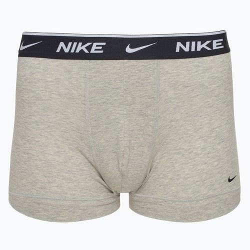 Чоловічі труси-боксери Nike Everyday Cotton Stretch Trunk 3 пари білий/сірий верес/чорний