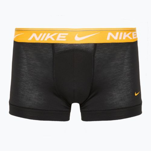 Чоловічі боксерські труси Nike Dri-FIT Ultra Comfort Trunk 3 пари чорне золото/шторм/чорний