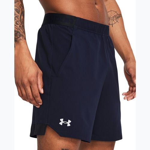 Шорти для тренувань чоловічі Under Armour UA Vanish Woven 6in midnight navy/mod gray