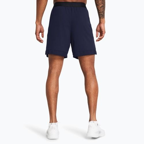 Шорти для тренувань чоловічі Under Armour UA Vanish Woven 6in midnight navy/mod gray