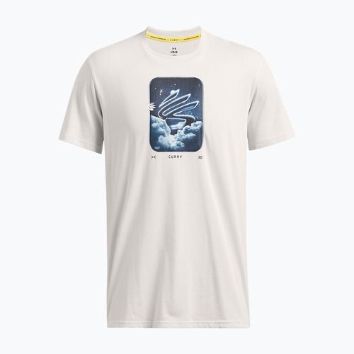 Футболка чоловіча Under Armour Curry Hvyweight Trend white clay/black