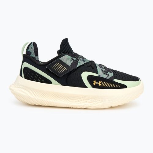 Кросівки баскетбольні Under Armour Flow Futr X 4 Camo black/retro green/metallic gold